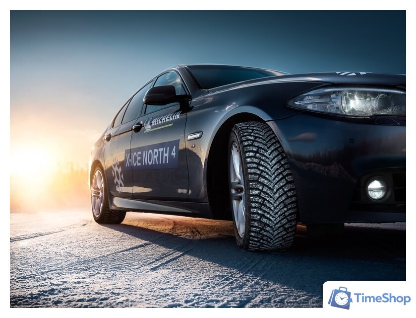 Зимние шины Michelin X-Ice North 4 215/55R17 98T (шипы) - Изображение №3 — Интернет-магазин Time-Shop
