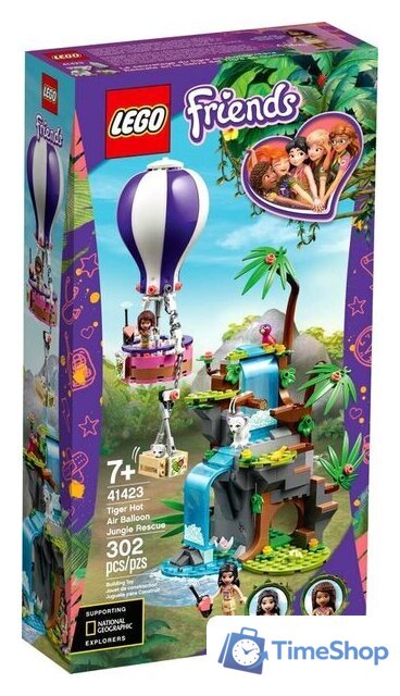 Конструктор LEGO Friends 41423 Джунгли: спасение тигра на воздушном шаре - Изображение №1 — Интернет-магазин Time-Shop