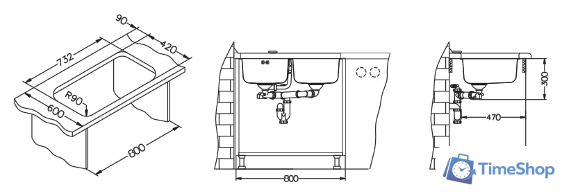 Кухонная мойка Alveus Duo 30 [1036849] - Изображение №4 — Интернет-магазин Time-Shop