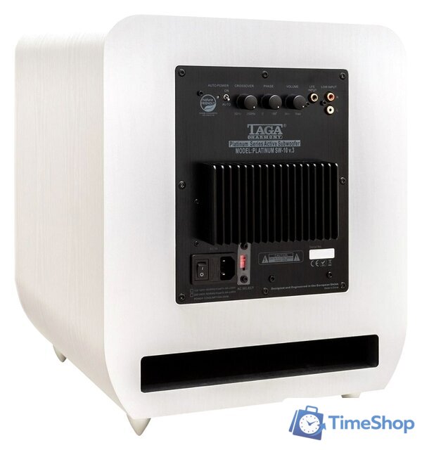 Проводной сабвуфер Taga Harmony Platinum SW-10 V.3 (белый) - Изображение №3 — Интернет-магазин Time-Shop