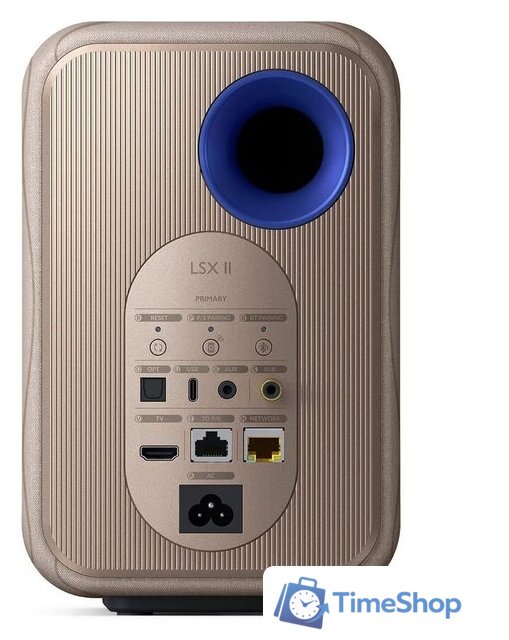 Полочная акустика KEF LSX II (бежево-золотистый) - Изображение №4 — Интернет-магазин Time-Shop