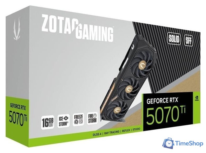 Видеокарта ZOTAC Gaming GeForce RTX 5070 Ti Solid SFF ZT-B50710D3-10P - Изображение №7 — Интернет-магазин Time-Shop