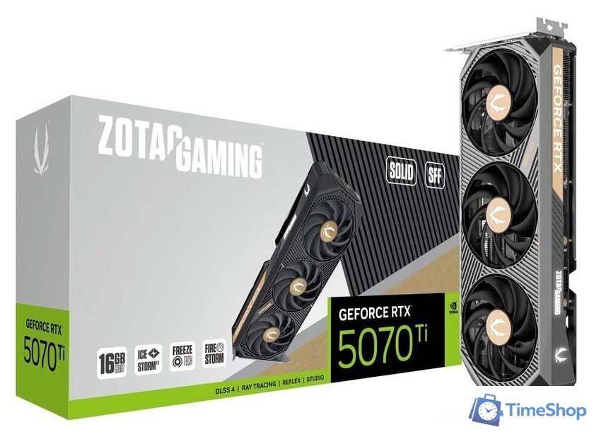 Видеокарта ZOTAC Gaming GeForce RTX 5070 Ti Solid SFF ZT-B50710D3-10P - Изображение №8 — Интернет-магазин Time-Shop