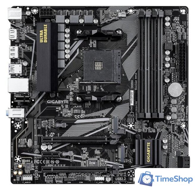 Материнская плата Gigabyte B550M DS3H R2 - Изображение №1 — Интернет-магазин Time-Shop