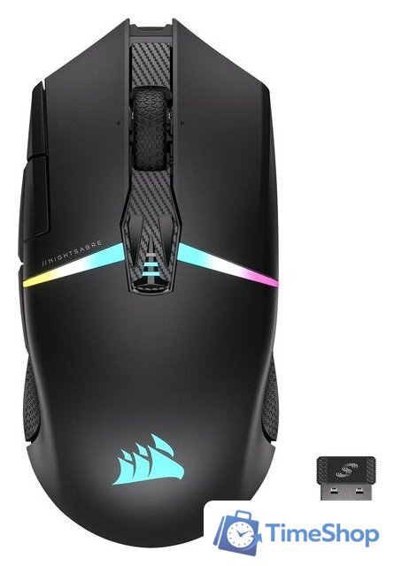 Игровая мышь Corsair Nightsabre Wireless RGB - Изображение №2 — Интернет-магазин Time-Shop