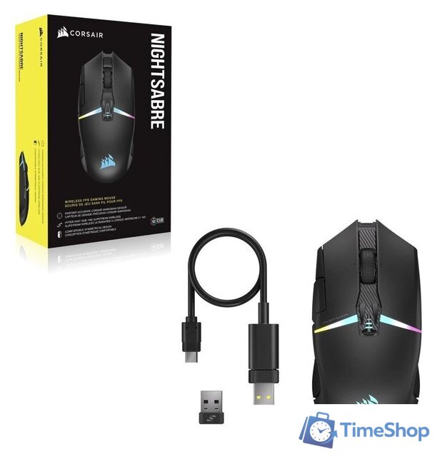 Игровая мышь Corsair Nightsabre Wireless RGB - Изображение №15 — Интернет-магазин Time-Shop