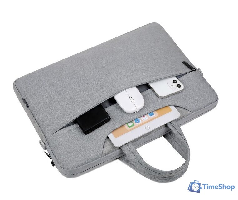 Сумка Miru Hiding 15.6 MLB-1044 (серый) - Изображение №5 — Интернет-магазин Time-Shop