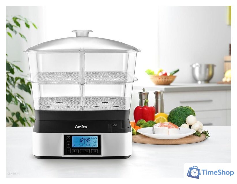 Пароварка Amica PT 4011 - Изображение №13 — Интернет-магазин Time-Shop