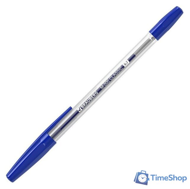Набор шариковых ручек BRAUBERG M-500 143454 (10 шт.) - Изображение №4 — Интернет-магазин Time-Shop