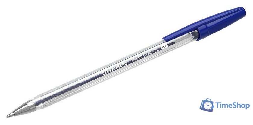 Набор шариковых ручек BRAUBERG M-500 143454 (10 шт.) - Изображение №7 — Интернет-магазин Time-Shop