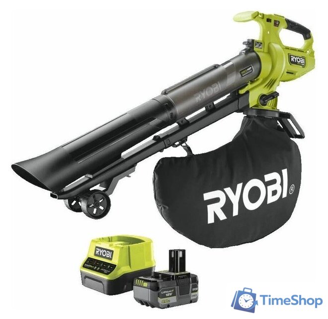 Колесная воздуходувка Ryobi RY18BVXA-150 5133005666 (с 1-им АКБ) - Изображение №1 — Интернет-магазин Time-Shop