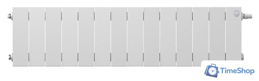 Биметаллический радиатор Royal Thermo PianoForte 200 Bianco Traffico VDR (14 секций) - Изображение №2 — Интернет-магазин Time-Shop