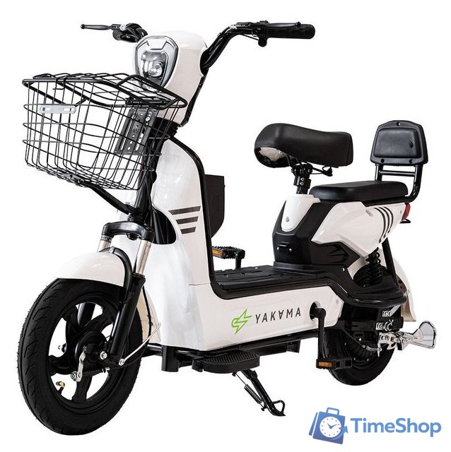 Электровелосипед Yakama S2 (белый) - Изображение №1 — Интернет-магазин Time-Shop