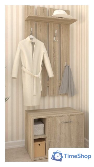 Стенка Кортекс-мебель Лара СП3 (дуб сонома) - Изображение №2 — Интернет-магазин Time-Shop