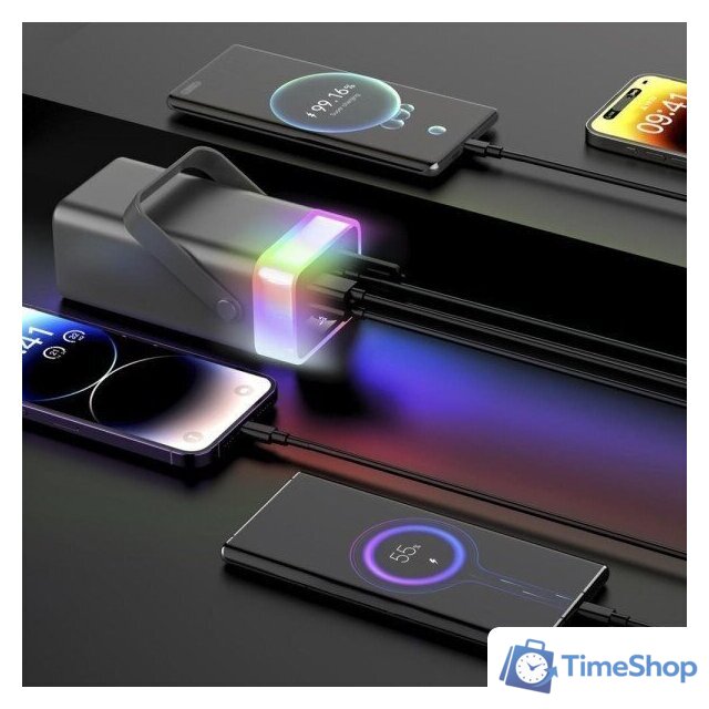 Внешний аккумулятор TFN Apollo RGB 22.5W 40000mAh (серый) - Изображение №5 — Интернет-магазин Time-Shop