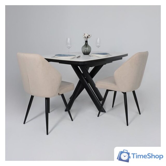 Стул Мамадома Michael-R1 360 (b03 Cream Lux/черный) - Изображение №4 — Интернет-магазин Time-Shop