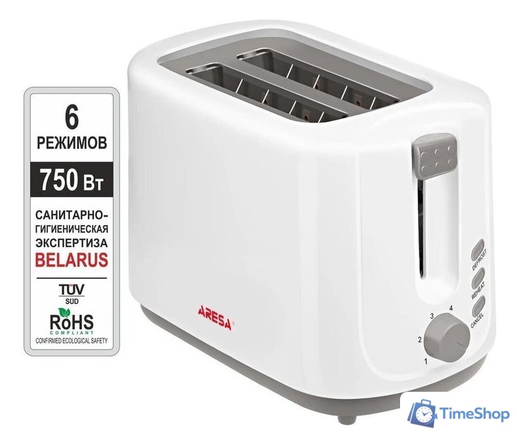Тостер Aresa AR-3001 - Изображение №1 — Интернет-магазин Time-Shop
