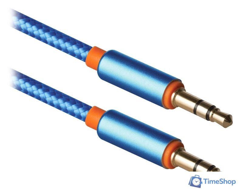 Кабель Defender JACK01-03 (синий) - Изображение №1 — Интернет-магазин Time-Shop