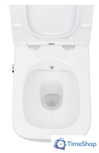 Унитаз подвесной Roxen Cube Bidet One Rimless 6 в 1 StounFix Dual Fresh 608961 (кнопка: матовая) - Изображение №8 — Интернет-магазин Time-Shop