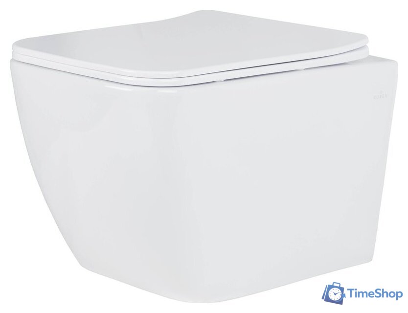 Унитаз подвесной Roxen Cube Bidet One Rimless 6 в 1 StounFix Dual Fresh 608961 (кнопка: матовая) - Изображение №6 — Интернет-магазин Time-Shop
