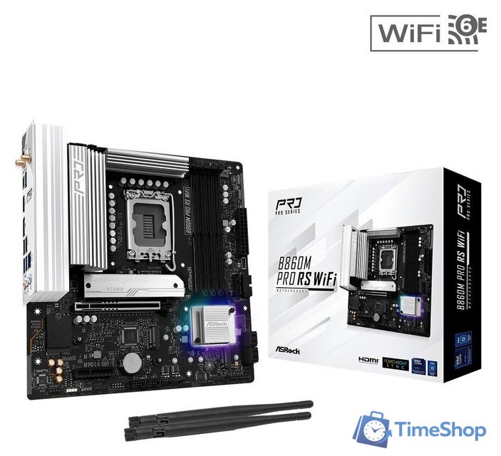 Материнская плата ASRock B860M Pro RS WiFi - Изображение №6 — Интернет-магазин Time-Shop