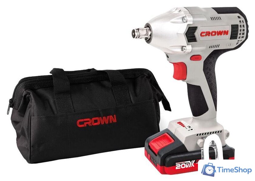 Гайковерт Crown CT22015HX-2 TB (с 2-мя АКБ, сумка) - Изображение №1 — Интернет-магазин Time-Shop