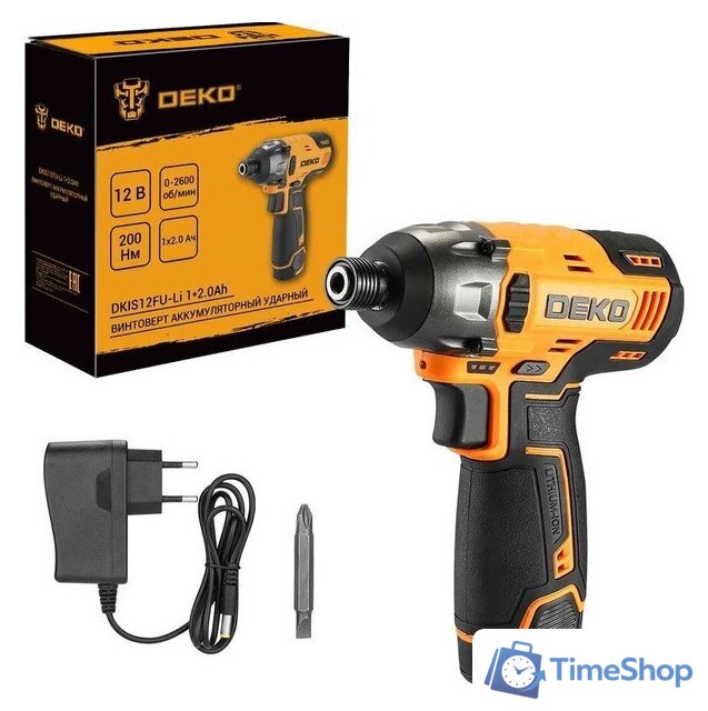 Винтоверт Deko DKIS12FU-Li 085-1110 (с 1-им АКБ) - Изображение №1 — Интернет-магазин Time-Shop