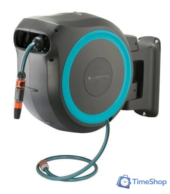 Катушка со шлангом Gardena Катушка со шлангом автоматическая RollUp 18625-20 (13 мм, 30 м) - Изображение №1 — Интернет-магазин Time-Shop