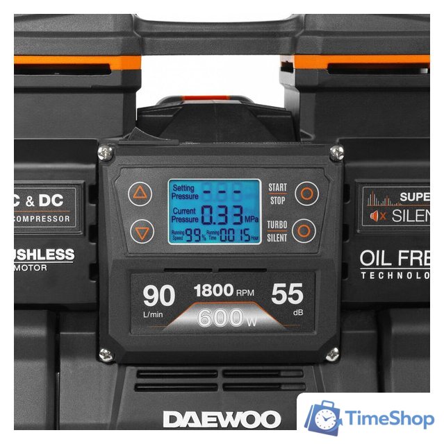 Компрессор Daewoo Power DAC 90S Li Set (с 1-им АКБ) - Изображение №4 — Интернет-магазин Time-Shop