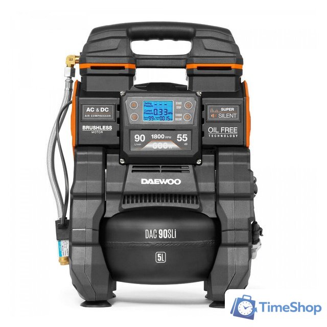 Компрессор Daewoo Power DAC 90S Li Set (с 1-им АКБ) - Изображение №11 — Интернет-магазин Time-Shop