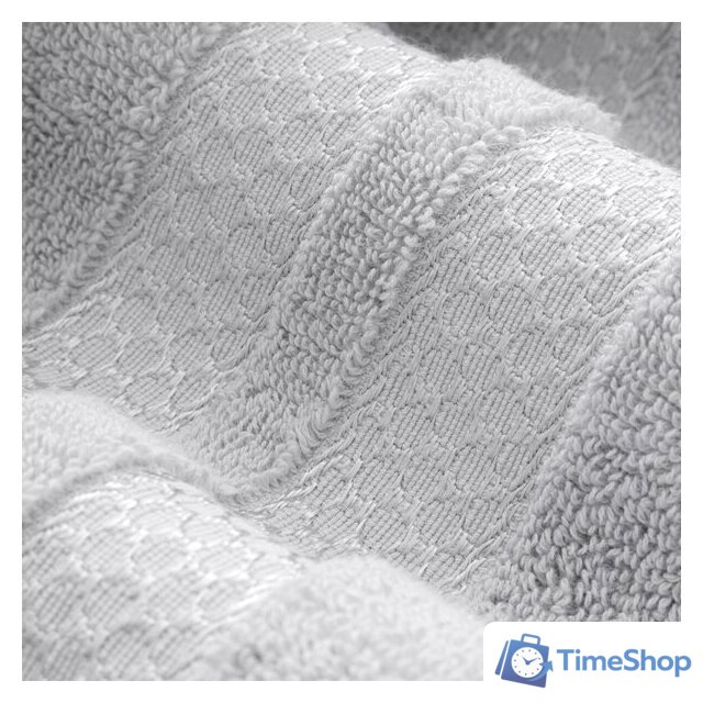 Набор полотенец Verossa МХ50 Reticolo 08 НПК044 746413 (холодный серый) - Изображение №5 — Интернет-магазин Time-Shop