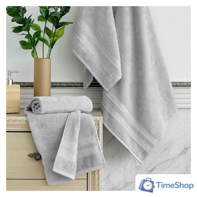 Набор полотенец Verossa МХ50 Reticolo 08 НПК044 746413 (холодный серый) - Изображение №7 — Интернет-магазин Time-Shop