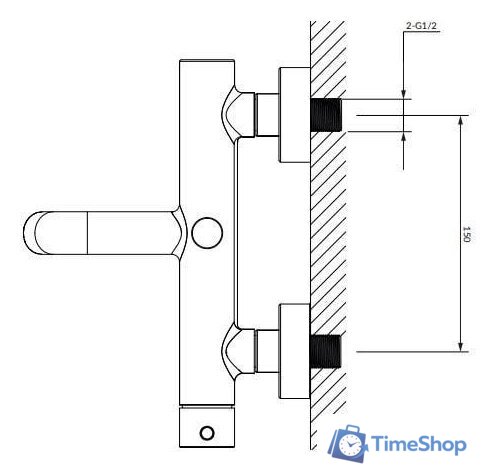 Смеситель Omnires Y Y1230CR - Изображение №3 — Интернет-магазин Time-Shop