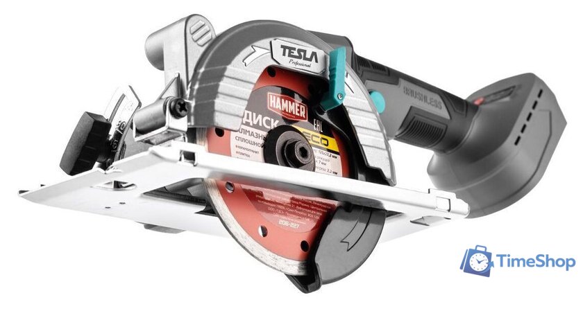 Дисковая (циркулярная) пила Tesla TCS18BL (без АКБ) - Изображение №6 — Интернет-магазин Time-Shop