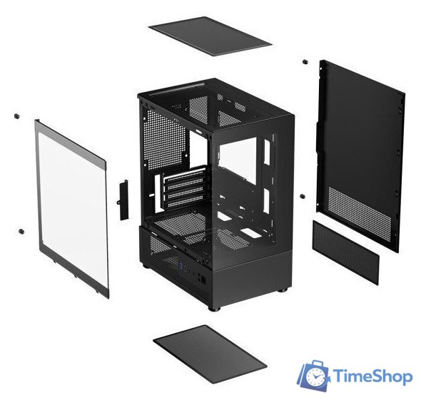 Корпус XASTRA Q300M 5ARGB-FC-C6 (черный) - Изображение №7 — Интернет-магазин Time-Shop