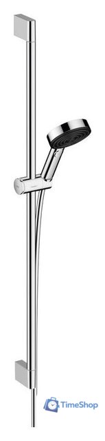 Душевой гарнитур  Hansgrohe Pulsify Select 105 3jet Relaxation 24170000 (хром) - Изображение №1 — Интернет-магазин Time-Shop