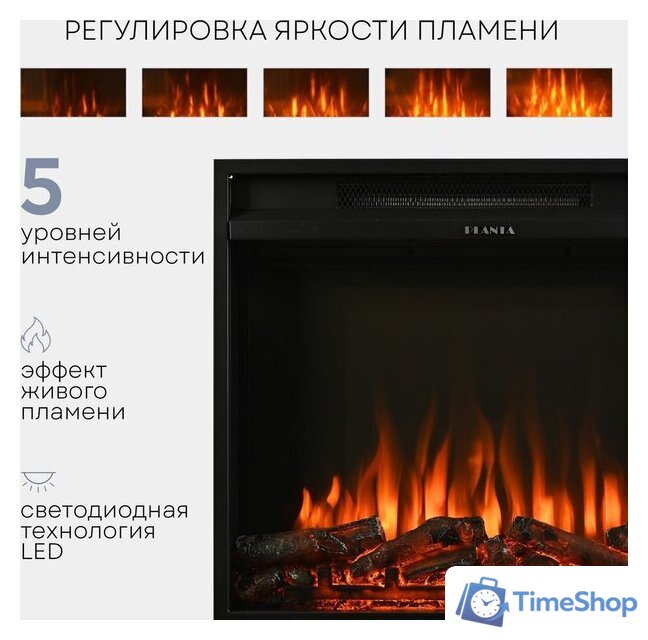 Электрический камин Planta PFP-INS030 - Изображение №8 — Интернет-магазин Time-Shop