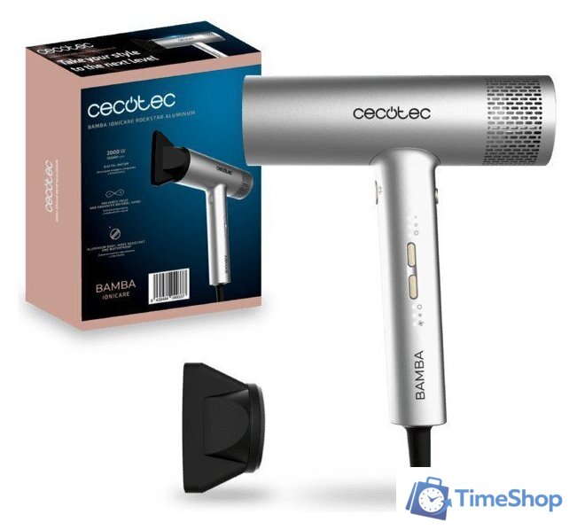 Фен Cecotec IoniCare RockStar Aluminum 4933 - Изображение №4 — Интернет-магазин Time-Shop
