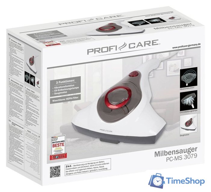 Пылесос для удаления пылевых клещей Proficare PC-MS 3079 - Изображение №3 — Интернет-магазин Time-Shop