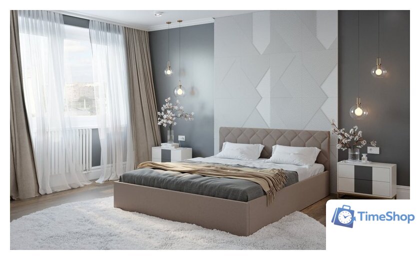 Кровать Natura Vera Техас с ПМ 160x200 (Maxx 290) - Изображение №2 — Интернет-магазин Time-Shop