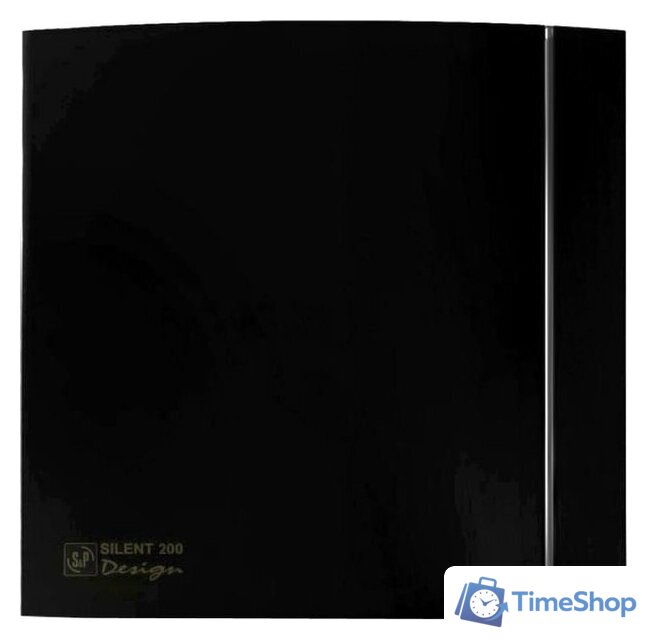 Осевой вентилятор Soler&Palau Silent-200 CRZ Black Design 5210425400-436900 - Изображение №1 — Интернет-магазин Time-Shop