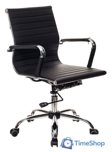 Офисное кресло Бюрократ CH-883-LOW (черный) - Изображение №1 — Интернет-магазин Time-Shop