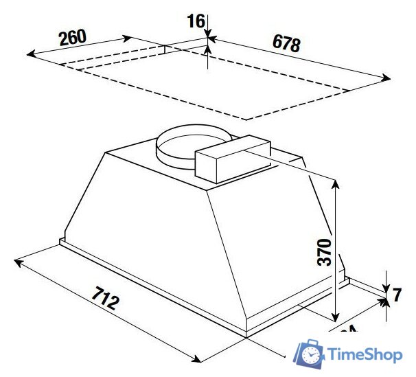 Кухонная вытяжка Kuppersbusch LB 8650.1 E - Изображение №2 — Интернет-магазин Time-Shop