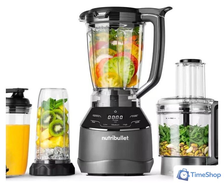 Стационарный блендер NutriBullet Triple Prep System NBF580B - Изображение №2 — Интернет-магазин Time-Shop