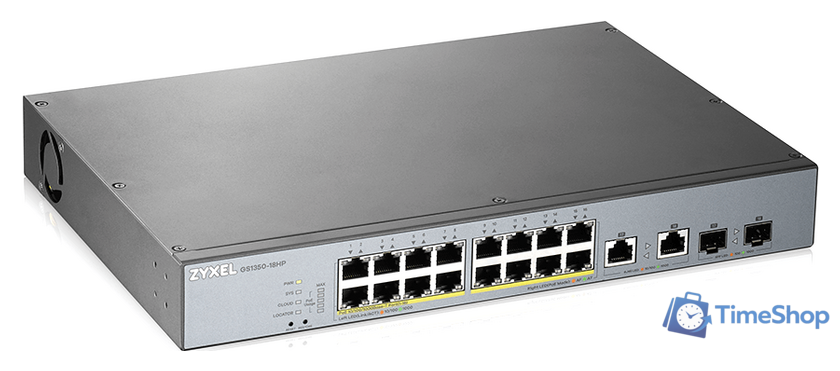 Управляемый коммутатор 2-го уровня Zyxel GS1350-18HP - Изображение №4 — Интернет-магазин Time-Shop