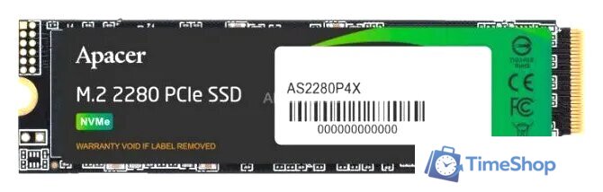 SSD Apacer AS2280P4X 512GB AP512GAS2280P4X-1 - Изображение №1 — Интернет-магазин Time-Shop
