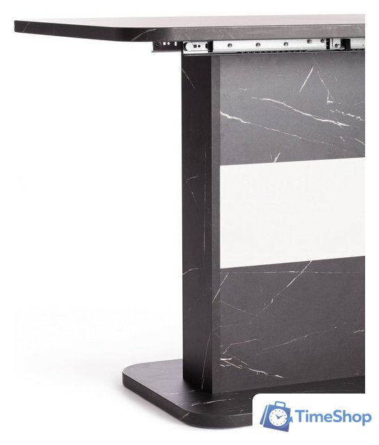 Кухонный стол TetChair Smart 105-140x68.6х75 (мрамор блэк роял/белый) - Изображение №7 — Интернет-магазин Time-Shop