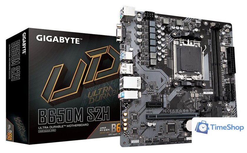 Материнская плата Gigabyte B650M S2H (rev. 1.0) - Изображение №2 — Интернет-магазин Time-Shop