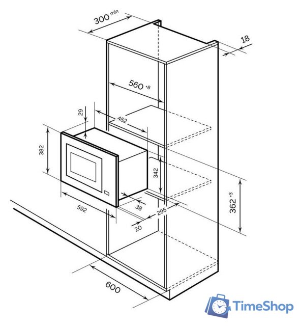 Микроволновая печь LEX BIMO 20.03 BL - Изображение №3 — Интернет-магазин Time-Shop
