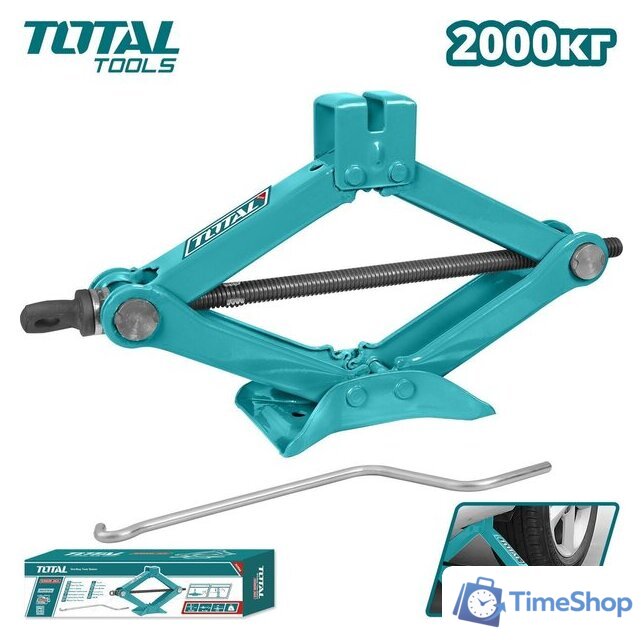 Ромбовый домкрат Total THT101021 2т - Изображение №1 — Интернет-магазин Time-Shop